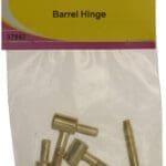 W4 Pack of Two 25mm Brass Barrel Hinge (Pack of Two)
