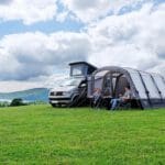 Vango Galli III Low Campervan Inflatable Driveaway Awning - Cloud Grey