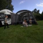 Vango Galli III Tall Motorhome Inflatable Driveaway Awning - Cloud Grey