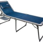 Quest Ragley Pro Padded Sun Lounger and Camp Bed with Side Table