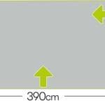 Quest Falcon 390 Caravan Poled Porch Awning