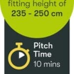 Quest Falcon 390 Caravan Poled Porch Awning