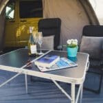 Vango Caravan Folding Table - Granite Duo 90