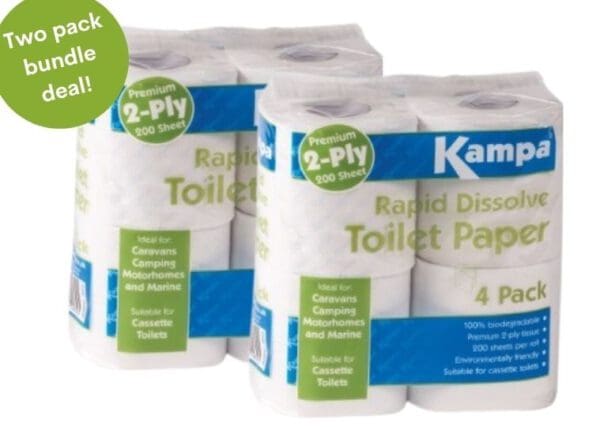 Rapid Dissolve Toilet Paper 8 Roll Bundle Deal!