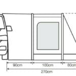 Cayman Cona Air Low (180-210) Campervan Awning
