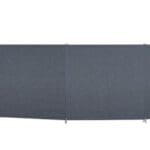 Isabella Windscreen Four Sided Acrylic Framed Windbreak - Granite