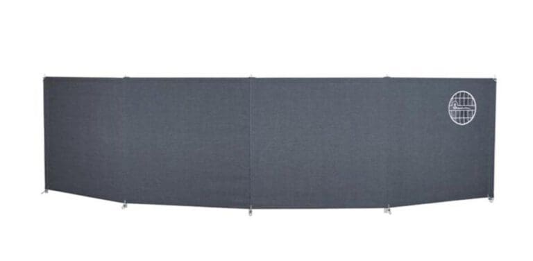 Isabella Windscreen Four Sided Acrylic Framed Windbreak - Granite