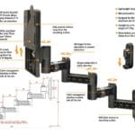 Vision Plus Lightweight Quad Arm Articulated LCD / LED TV Wall Bracket