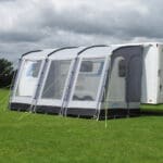 Dometic Rally 390 Lightweight Caravan Porch Awning - Pearl Grey