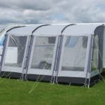 Dometic Rally 390 Lightweight Caravan Porch Awning - Pearl Grey
