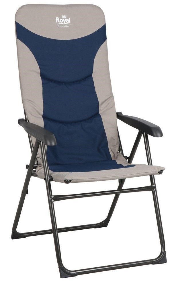 Royal Colonel Chair Blue/Silver