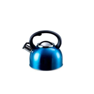 2.5 Whistling Kettle - Large 2.5 Litre Capacity - Blue