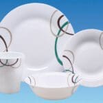 16 Piece Dinner Set - Tempered Glass - Horizon Orbit