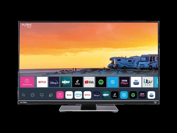 Avtex 12v / 24v / 240v W249TS Smart TV Caravan Television with Netflix, etc.