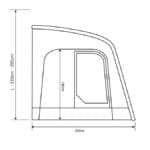 Outdoor Revolution Sportlite Air 320L Caravan Porch Awning