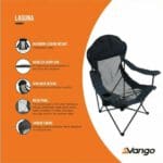 Vango Laguna Camping Chair - Granite Grey