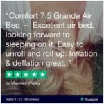 Vango Comfort 7.5cm Self-Inflating Grande Camping Mattress -