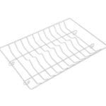 Mini Dish Drainer - Wire - White