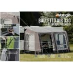 Vango Balletto 330 Pro Premium Porch Awning