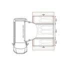 2022 Cayman Combo Air Campervan Driveaway Awning Low 180-210