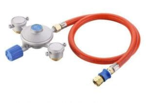 Cadac Dual Power Pak with Quick Release (QR) - Runs LP Cadac on Canisters