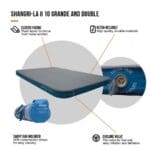 Vango Shangri-La II 10cm Self-Inflating Double Mattress