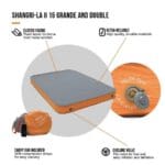 Vango Shangri-La II 15cm Self-Inflating Double Mattress / Mat