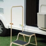 Quest Double Caravan Step with Handrail