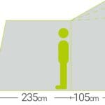 2022 Quest Falcon High Driveaway Air Motorhome Awning