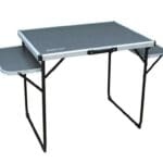 Camping Table with Side Shelves - 130 x 60cm