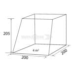 VW T5 T6 Tailgate Awning - Brunner Comet Frameless