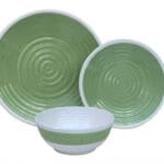 Melamine Dinner Set - 12 piece - Lime