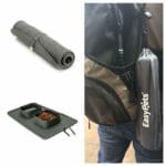 Portable Dog Water Bowl and Mat - Grey