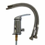 HTD Chrome Single Lever Bathroom Mixer Tap