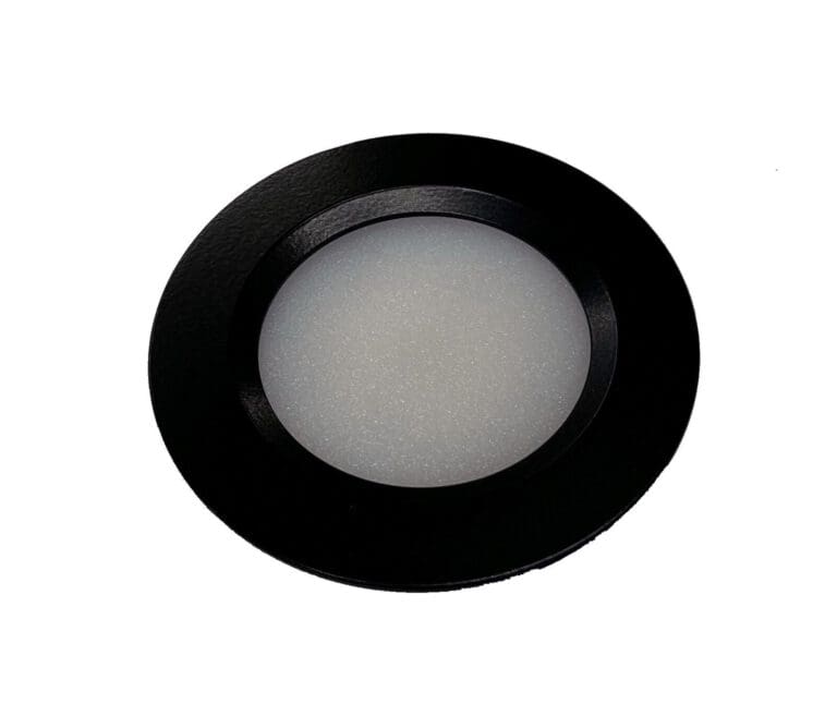 Vechline Lyra 3w Mini SMD Warm White LED Recessed Downlighter - Black