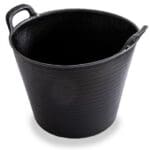 42 Litre Flexi Tub With Handles - Black