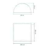 Coleman Event Shelter L Bundle with Walls & Door - Sunshade Canopy