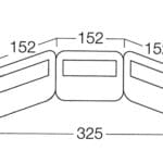 Vango Inflatable 3 Panel Windbreak - Grey -Elements Pro Shield Sentinel Air Beam