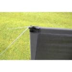 Vango Elements Pro Shield 4 Panel Steel Framed Windbreak - 480 x 112cm - Grey
