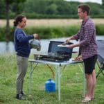 Campingaz Chef Deluxe Stove & Grill - Folding Double Burner Infrared