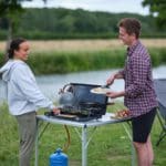 Campingaz Chef Deluxe Stove & Grill - Folding Double Burner Infrared