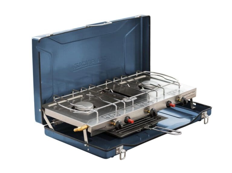 Campingaz Chef Deluxe Stove & Grill - Folding Double Burner Infrared
