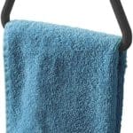Grey Towel Holder Ring with Screwless Suction Cup Fastening