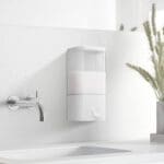 Soap Dispenser Pump Action 400ml - White - with Fixings