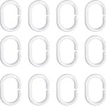 Shower Curtain with Rings - Green Dots