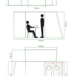 2023 Coleman Journeymaster L Poled Campervan Driveaway Awning - 180 - 210cm
