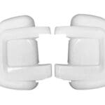 Motorhome Mirror Protector for X250 2006 onwards - Short Arm White