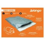 Double Sleeping Bag - Two Season 7.5 Tog Envelope Adult - Mineral