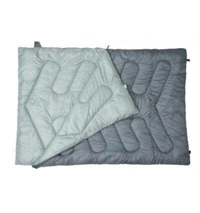 Double Sleeping Bag - Two Season 7.5 Tog Envelope Adult - Mineral