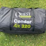 Quest Condor High Inflatable Driveaway Campervan Awning for Motorhomes